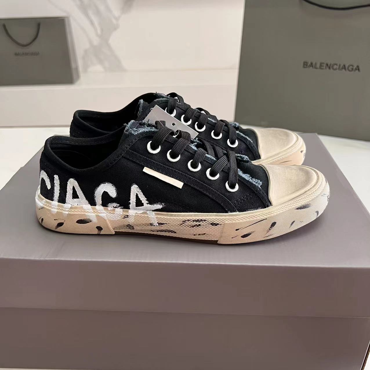 Balenciaga Male Board Shoes Pink L-s
