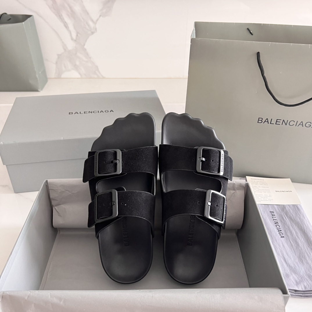 Balenciaga Male Basic Shoes Black M-l-s
