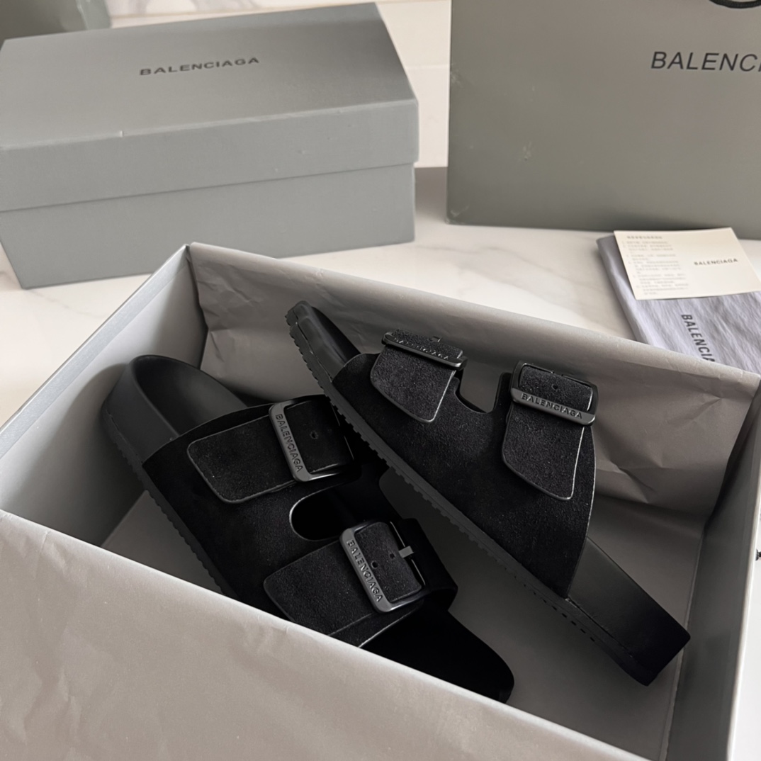 Balenciaga Male Basic Shoes Black M-l-s
