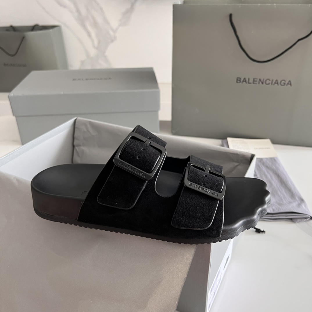 Balenciaga Male Basic Shoes Black M-l-s