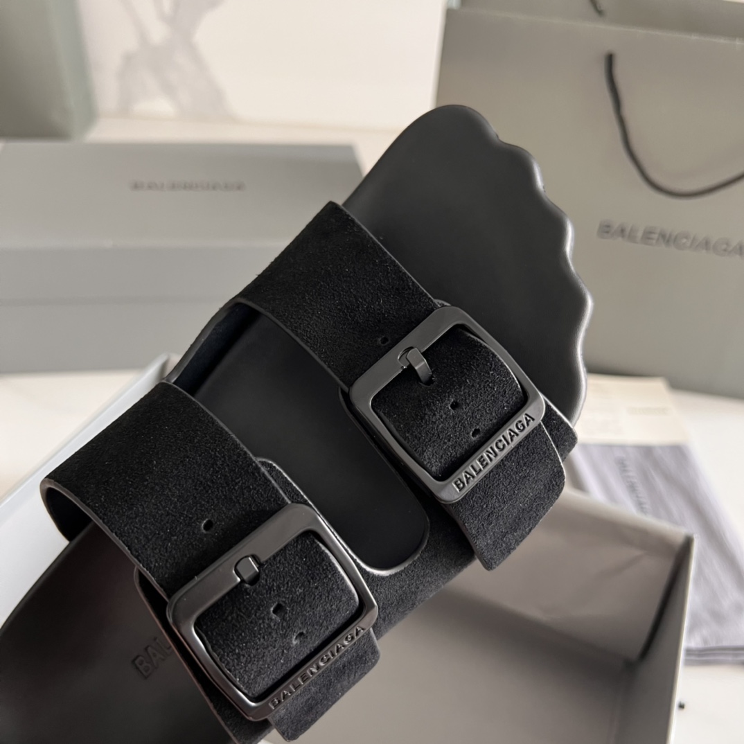 Balenciaga Male Basic Shoes Black M-l-s