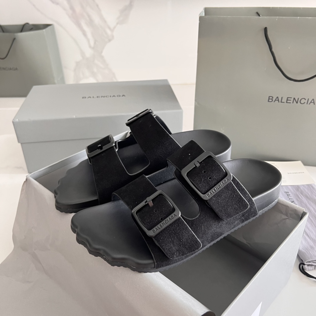 Balenciaga Male Basic Shoes Black M-l-s