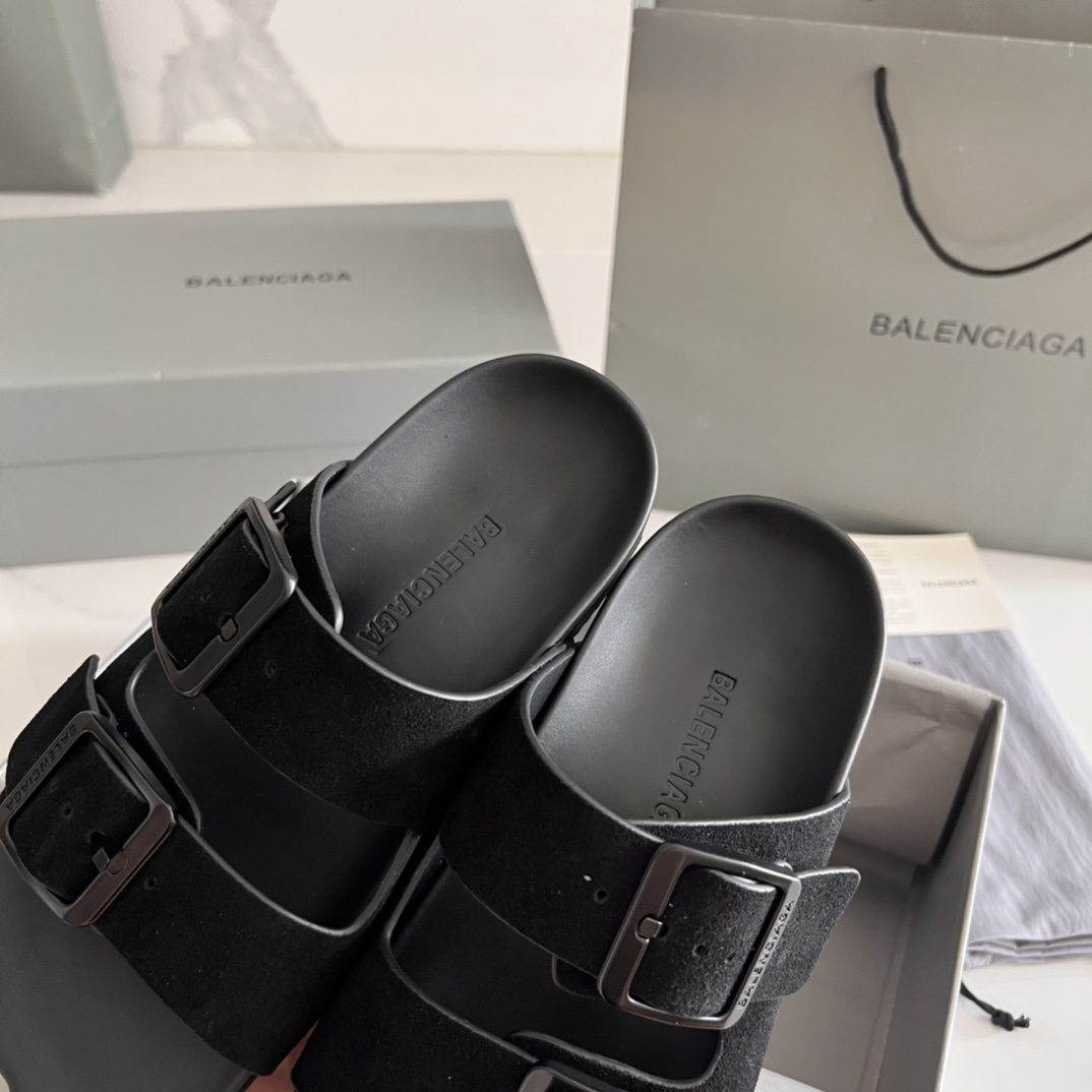Balenciaga Male Basic Shoes Black M-l-s