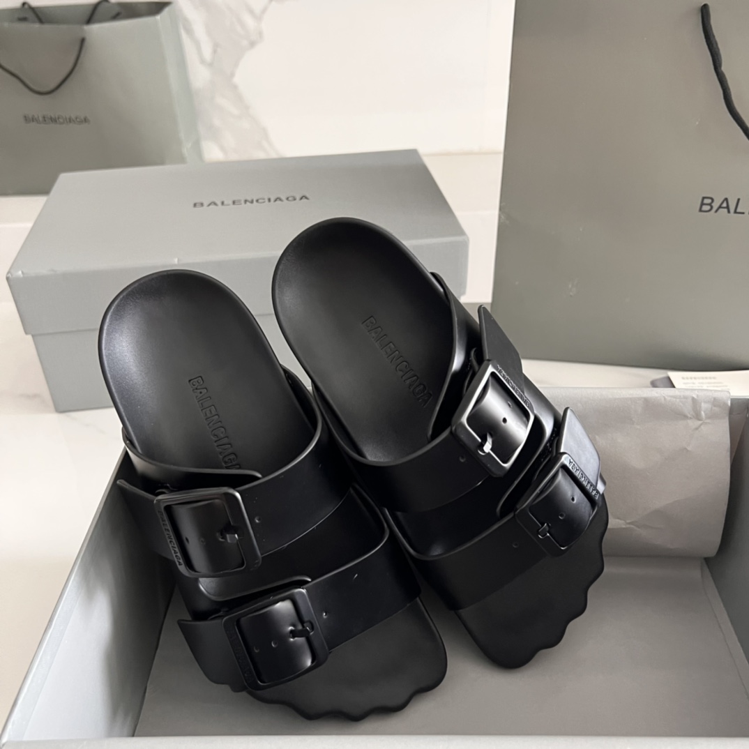 Balenciaga Male Basic Shoes Black M-l-s