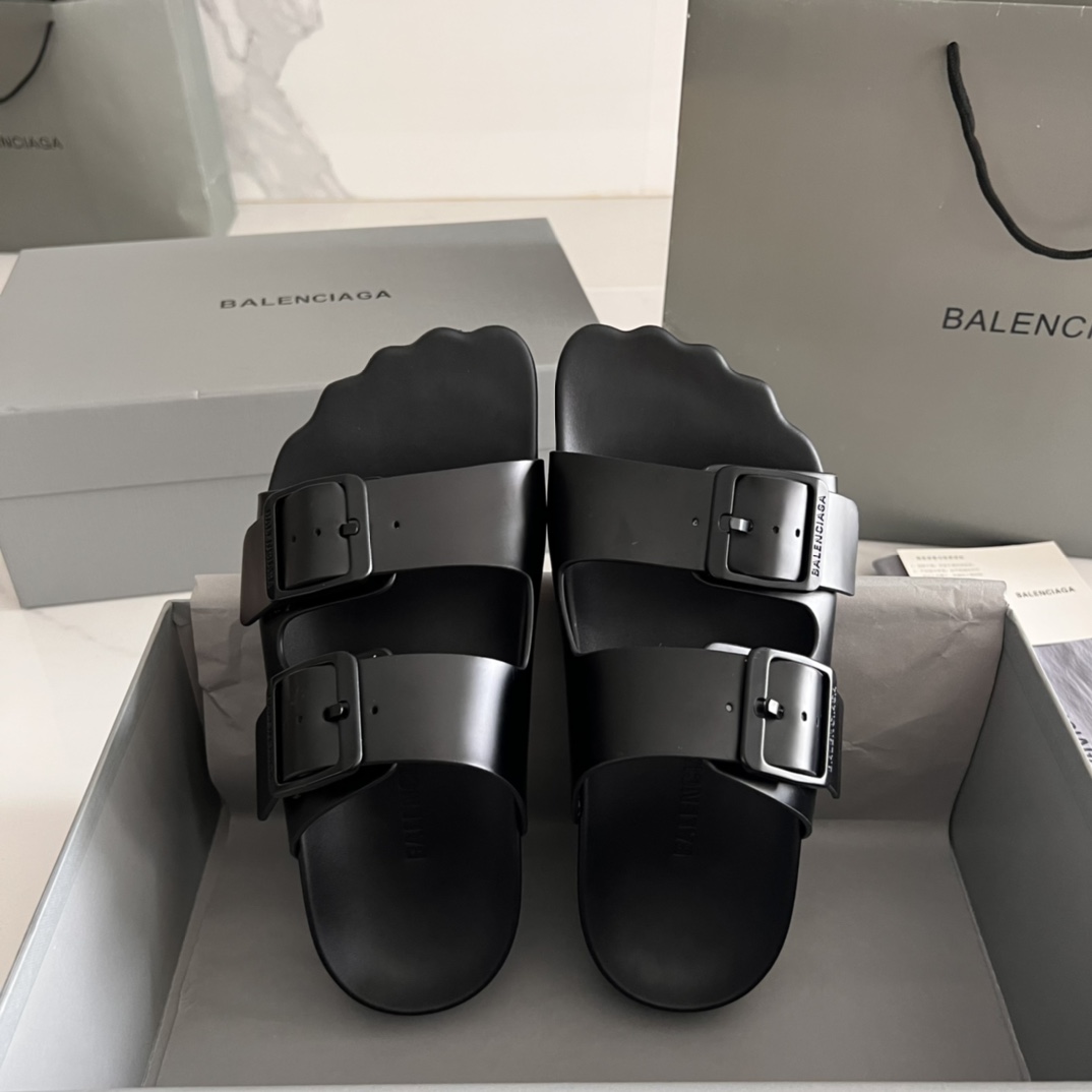 Balenciaga Male Basic Shoes Black M-l-s