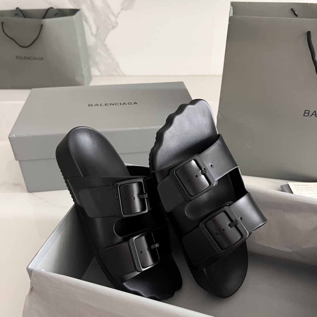 Balenciaga Male Basic Shoes Black M-l-s