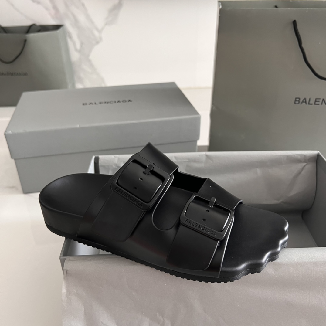 Balenciaga Male Basic Shoes Black M-l-s