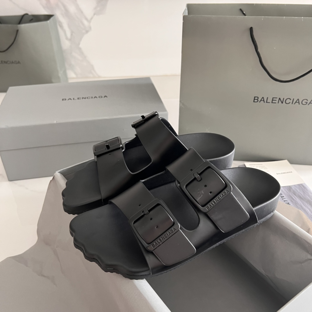 Balenciaga Male Basic Shoes Black M-l-s