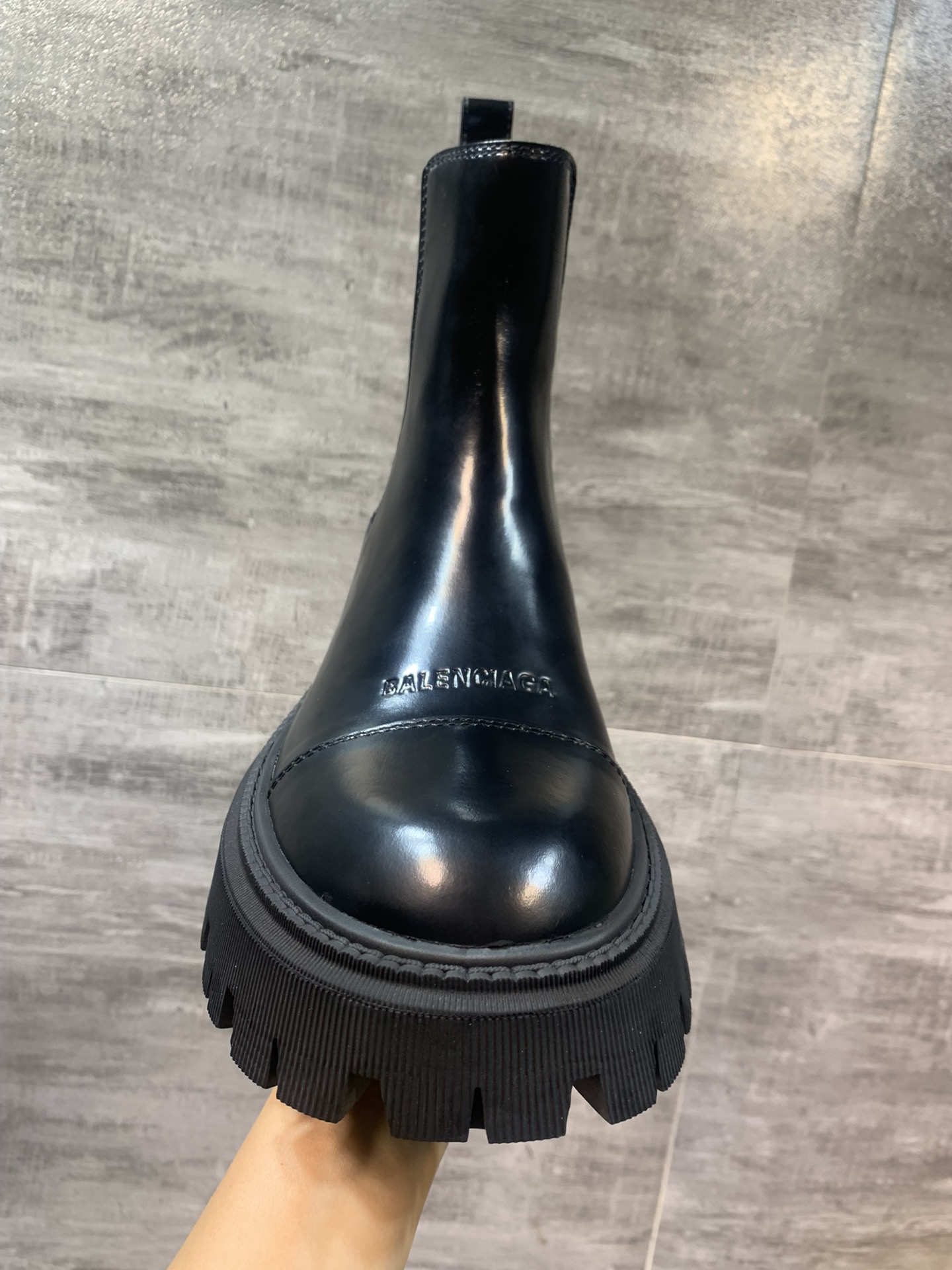 Balenciaga Dr. Martens Male Boots Cow Leather Black M-l