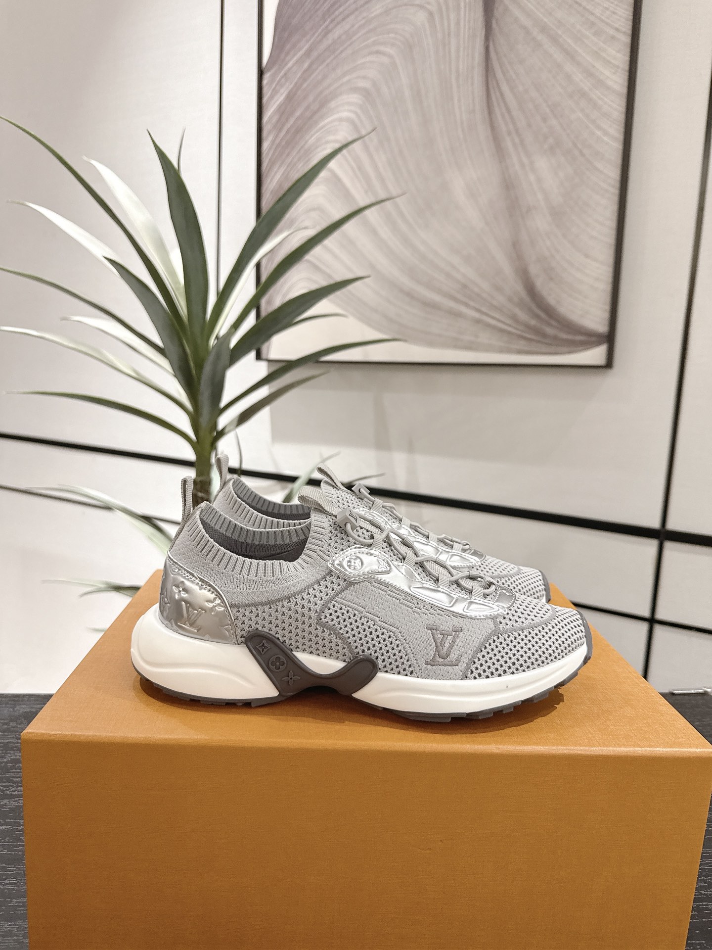 Louis Vuitton Male Running Shoes Breathable M-l-s