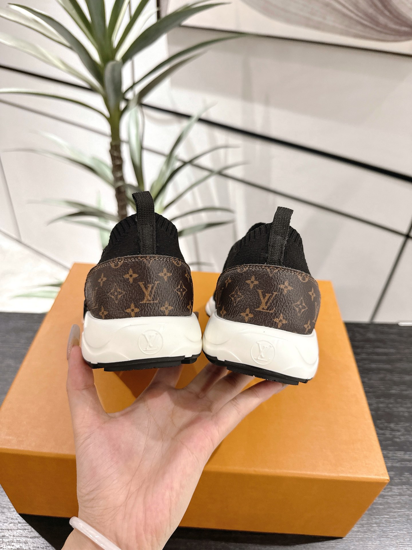 Louis Vuitton Male Running Shoes Breathable M-l-s