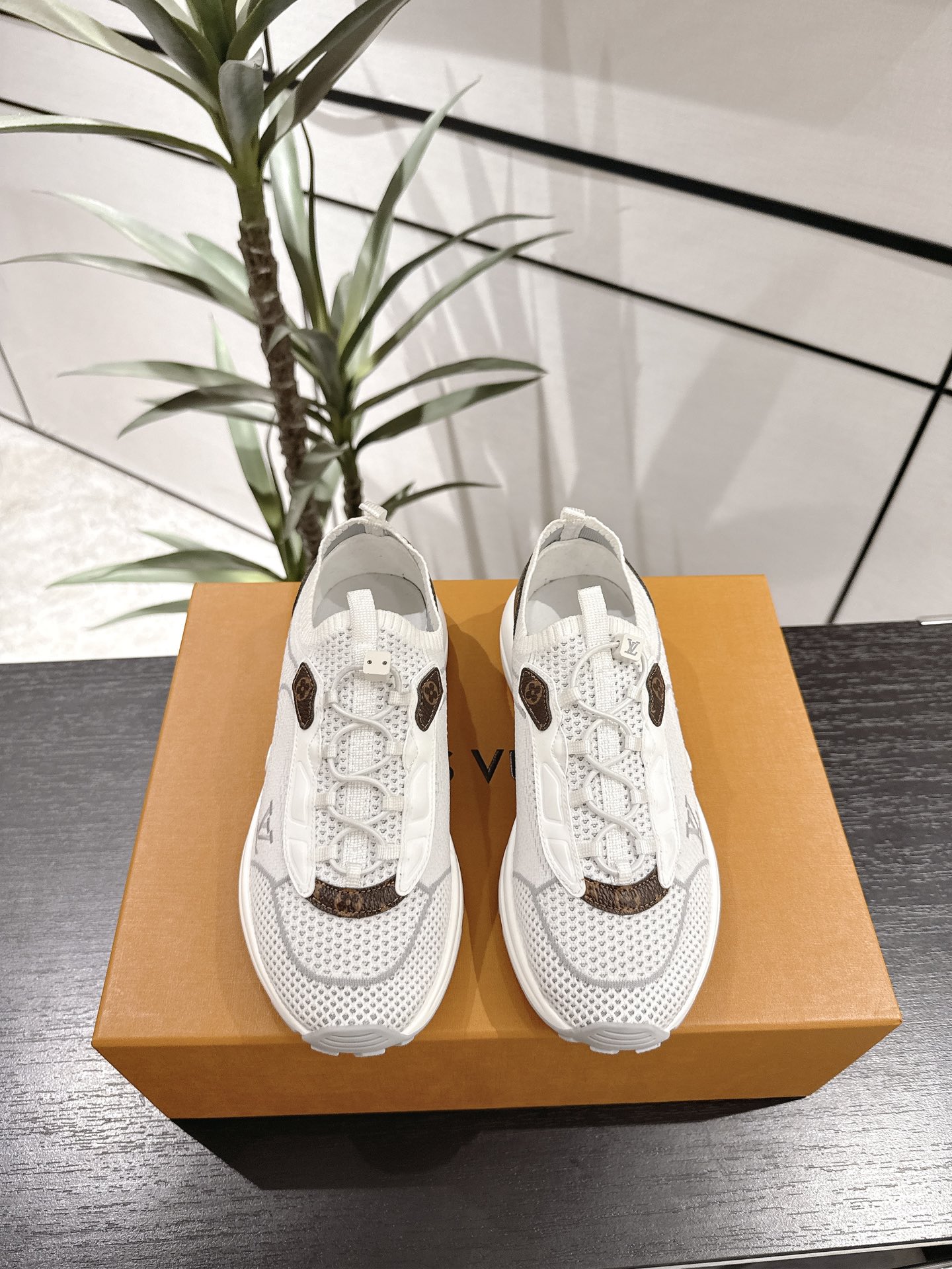 Louis Vuitton Male Running Shoes Breathable M-l-s