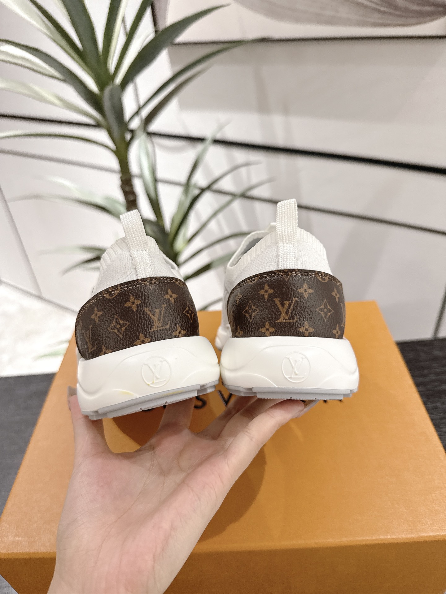 Louis Vuitton Male Running Shoes Breathable M-l-s