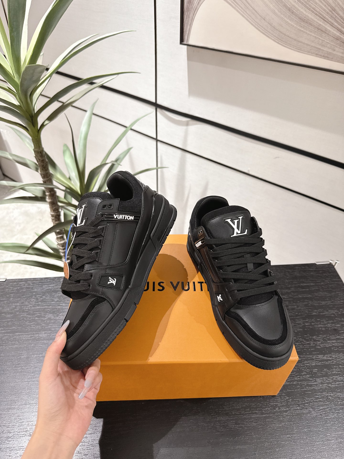 Louis Vuitton Male Sneakers Breathable M-l-s