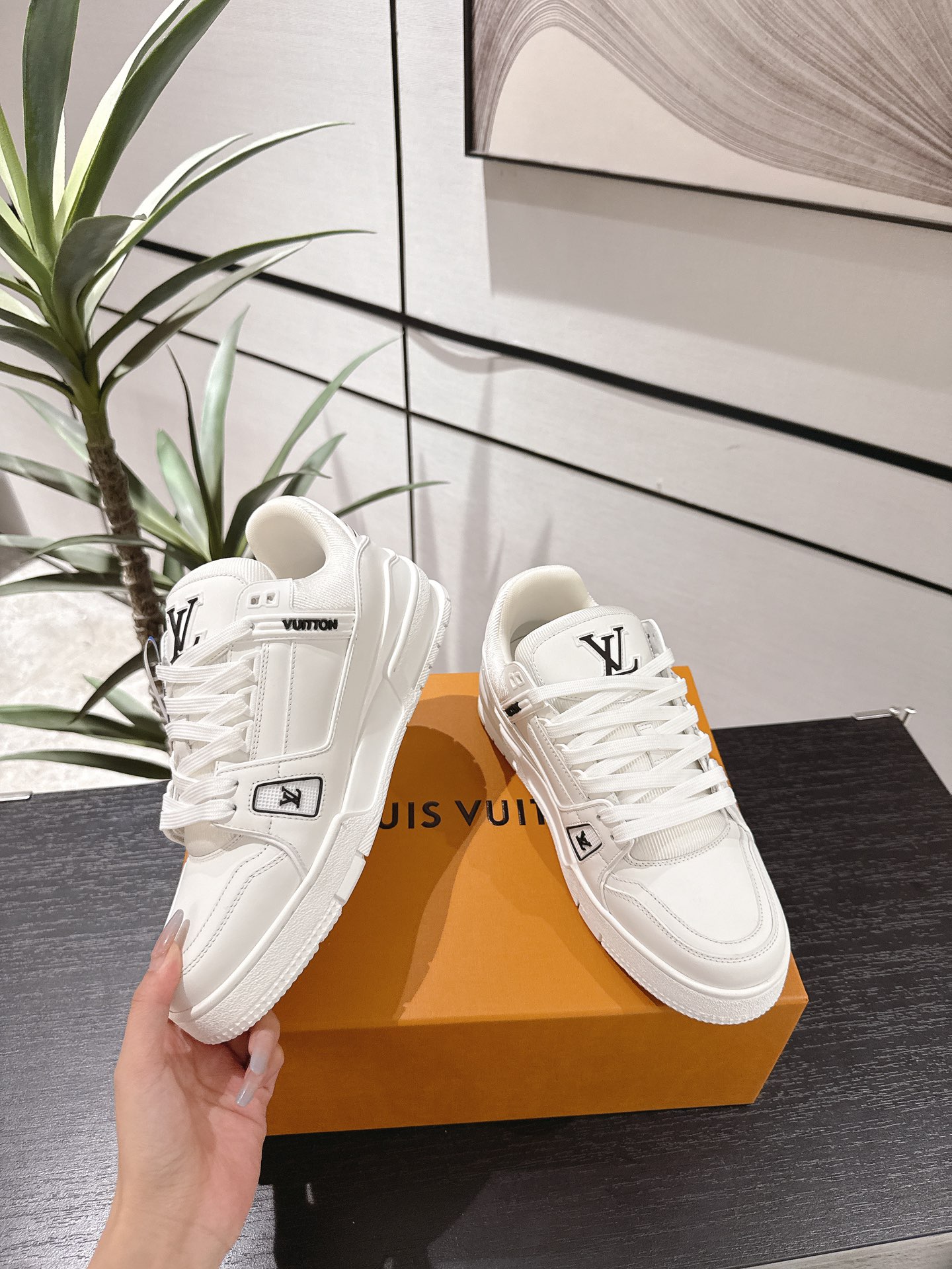 Louis Vuitton Male Sneakers Breathable M-l-s