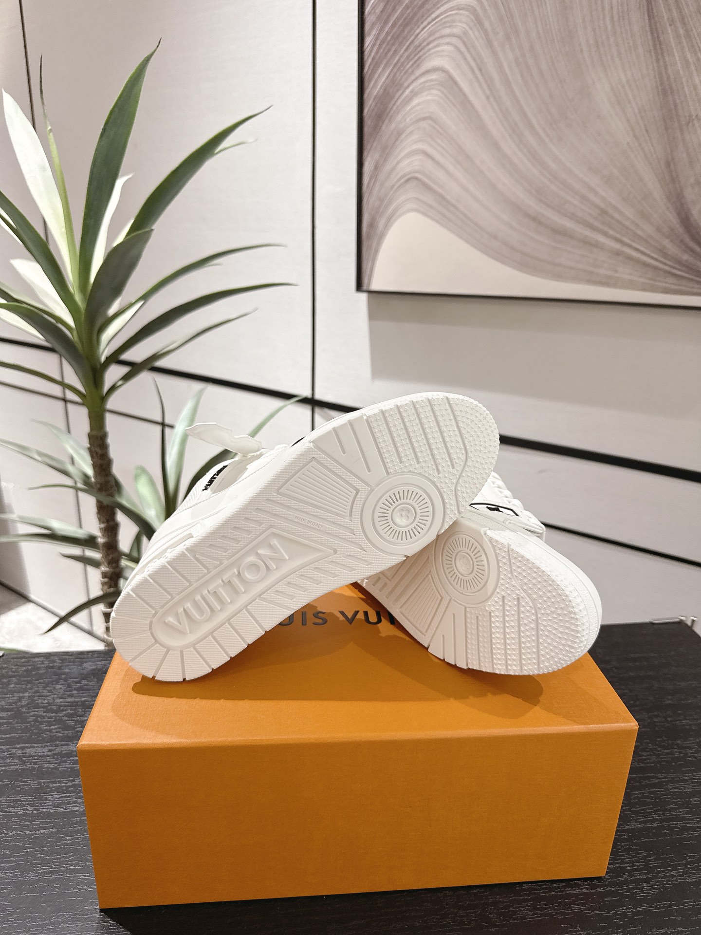 Louis Vuitton Male Sneakers Breathable M-l-s