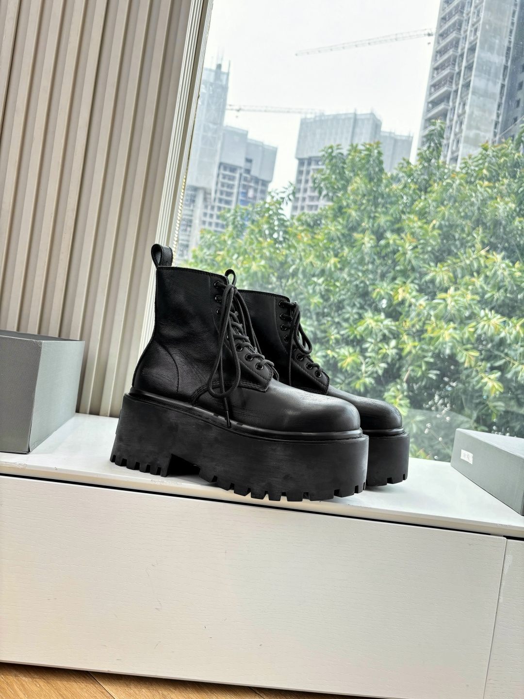 Balenciaga Dr. Martens Boots Cow Leather M-l