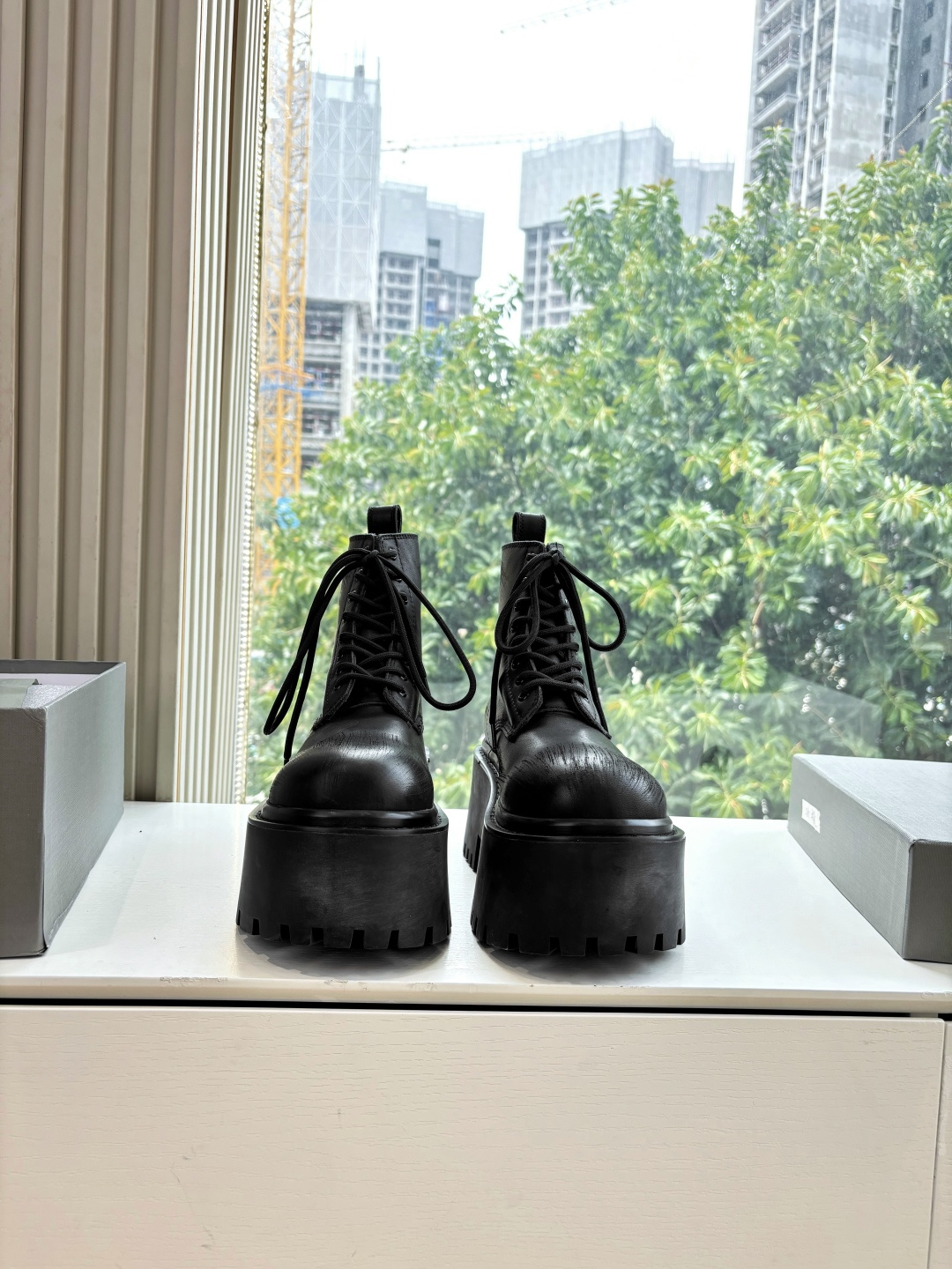 Balenciaga Dr. Martens Boots Cow Leather M-l