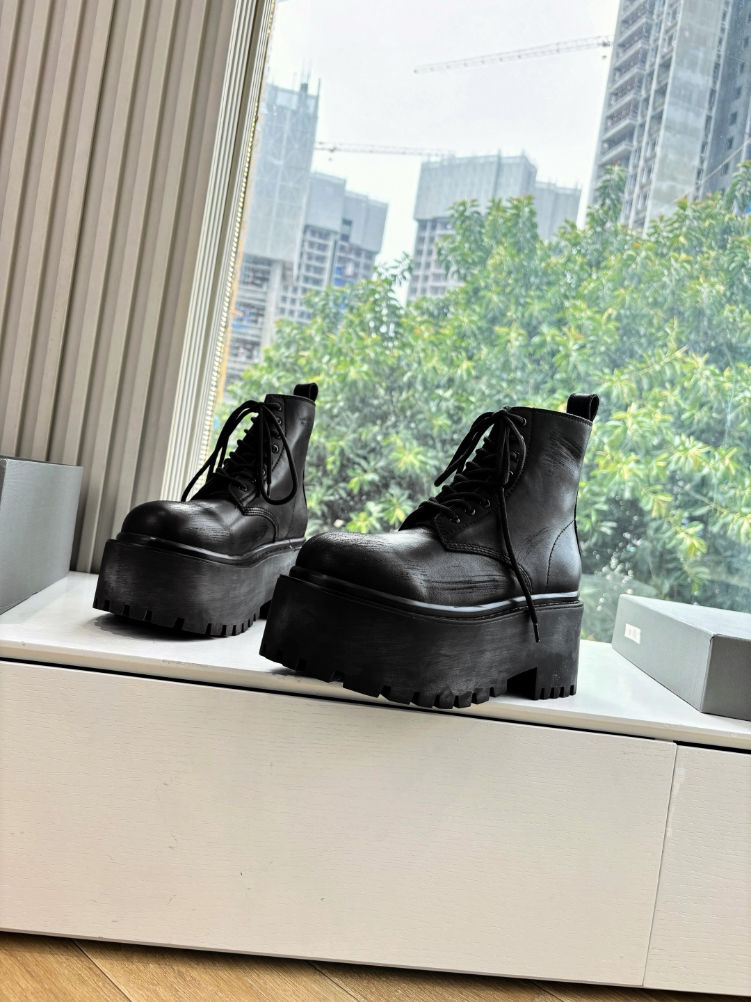 Balenciaga Dr. Martens Boots Cow Leather M-l