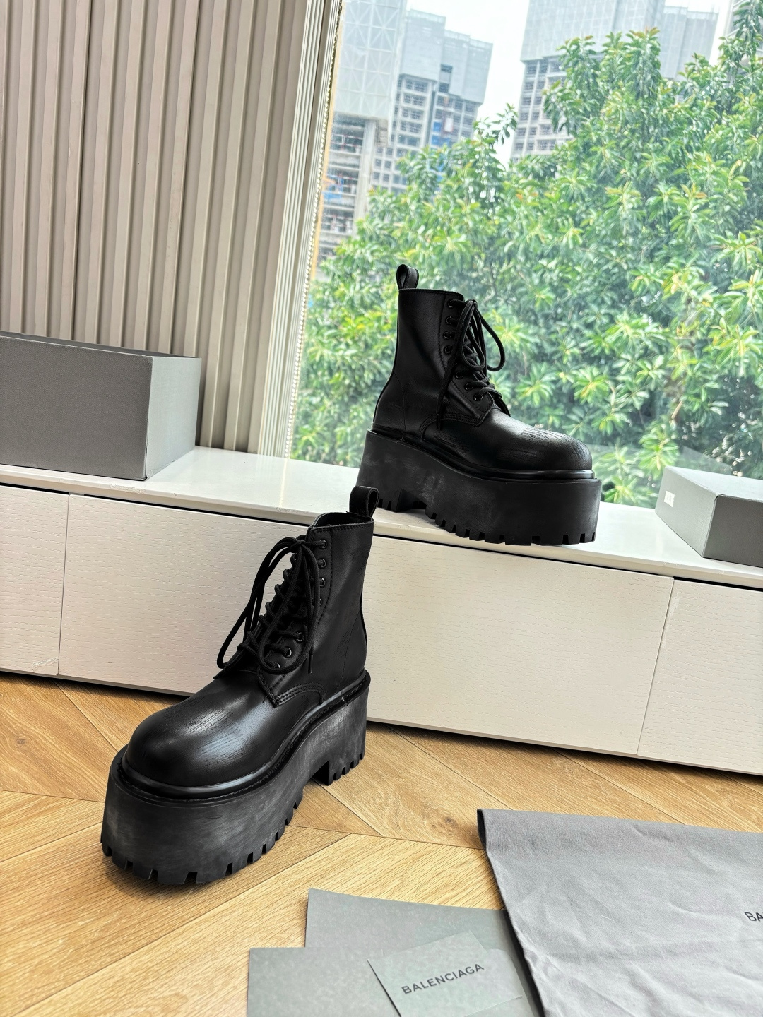 Balenciaga Dr. Martens Boots Cow Leather M-l
