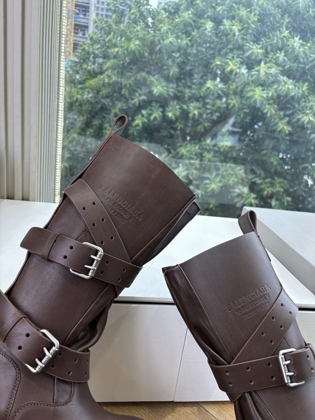 Balenciaga Female Boots Real Leather M-l