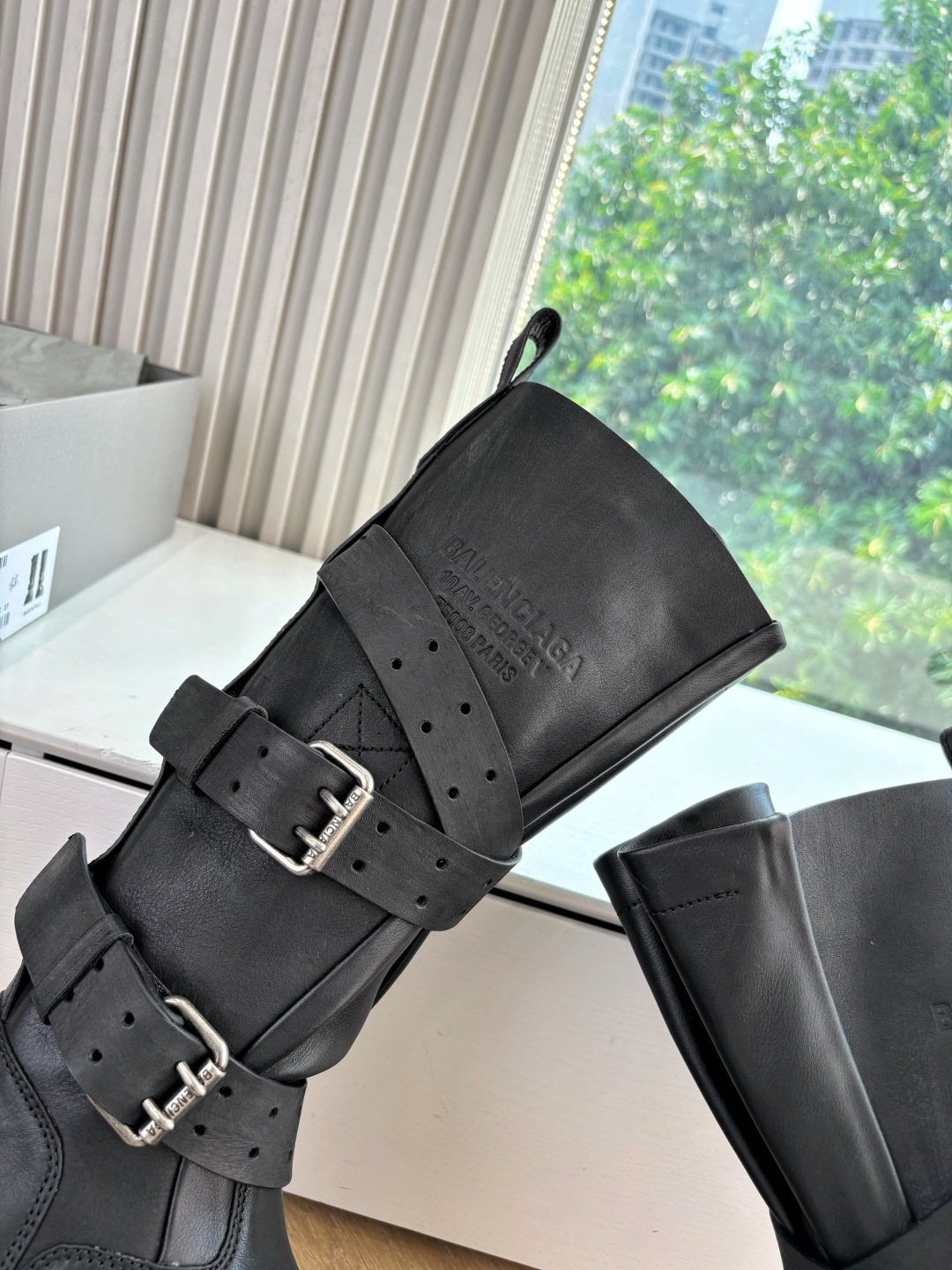 Balenciaga Female Boots Real Leather M-l