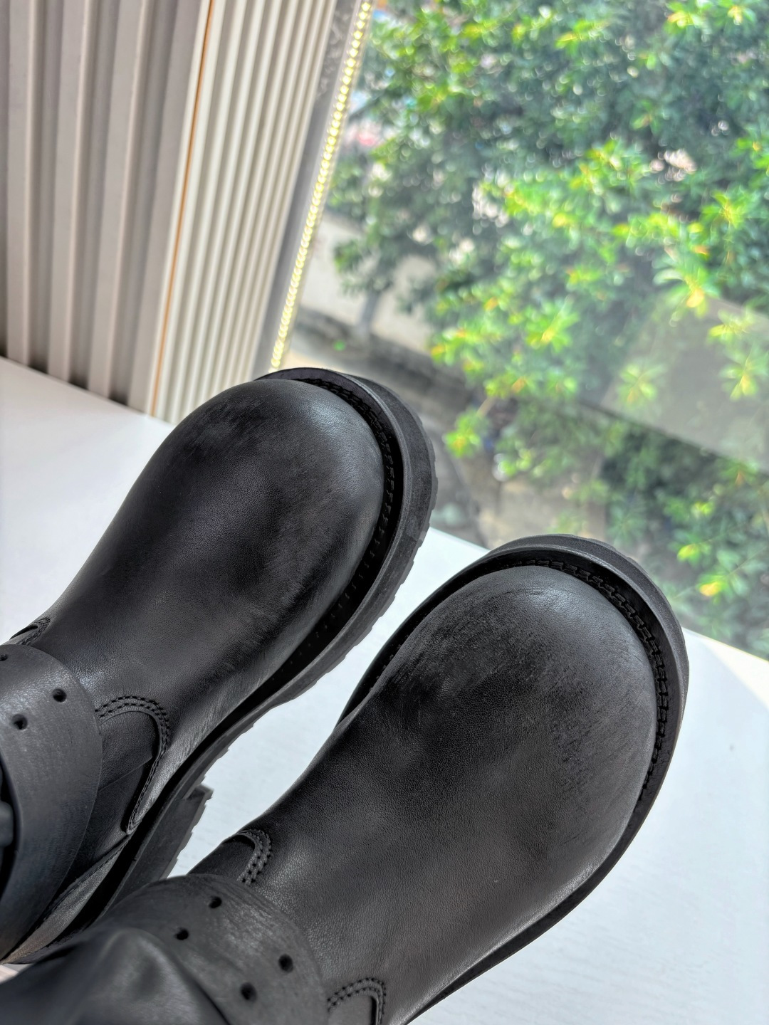 Balenciaga Female Boots Real Leather M-l