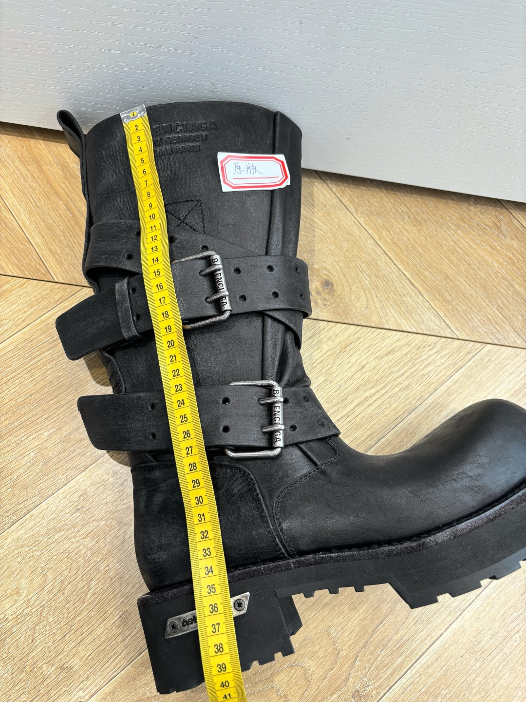 Balenciaga Couple Boots Real Leather M-l