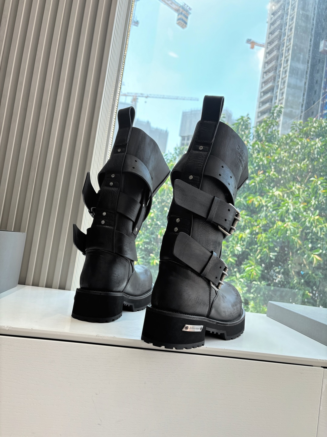 Balenciaga Male Boots Real Leather M-l