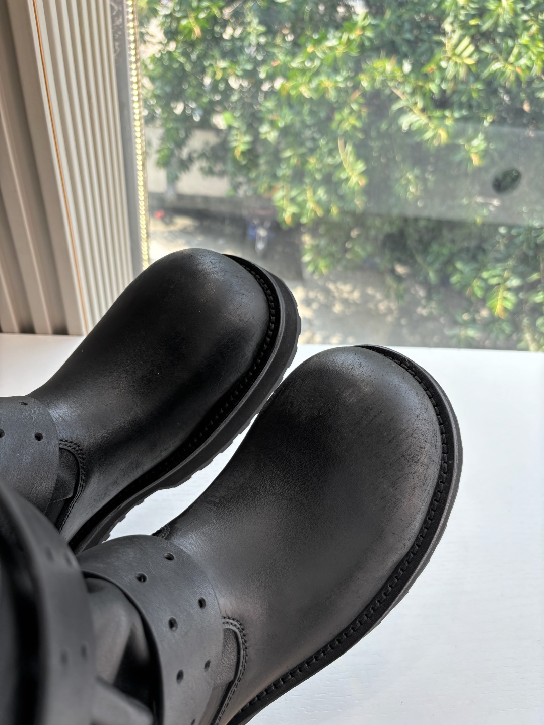 Balenciaga Male Boots Real Leather M-l