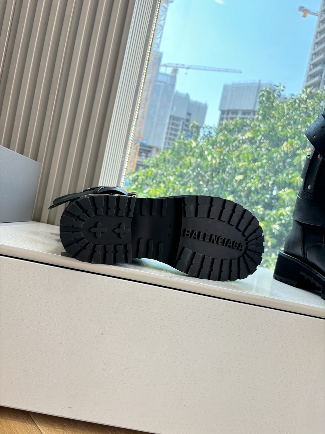 Balenciaga Male Boots Real Leather M-l