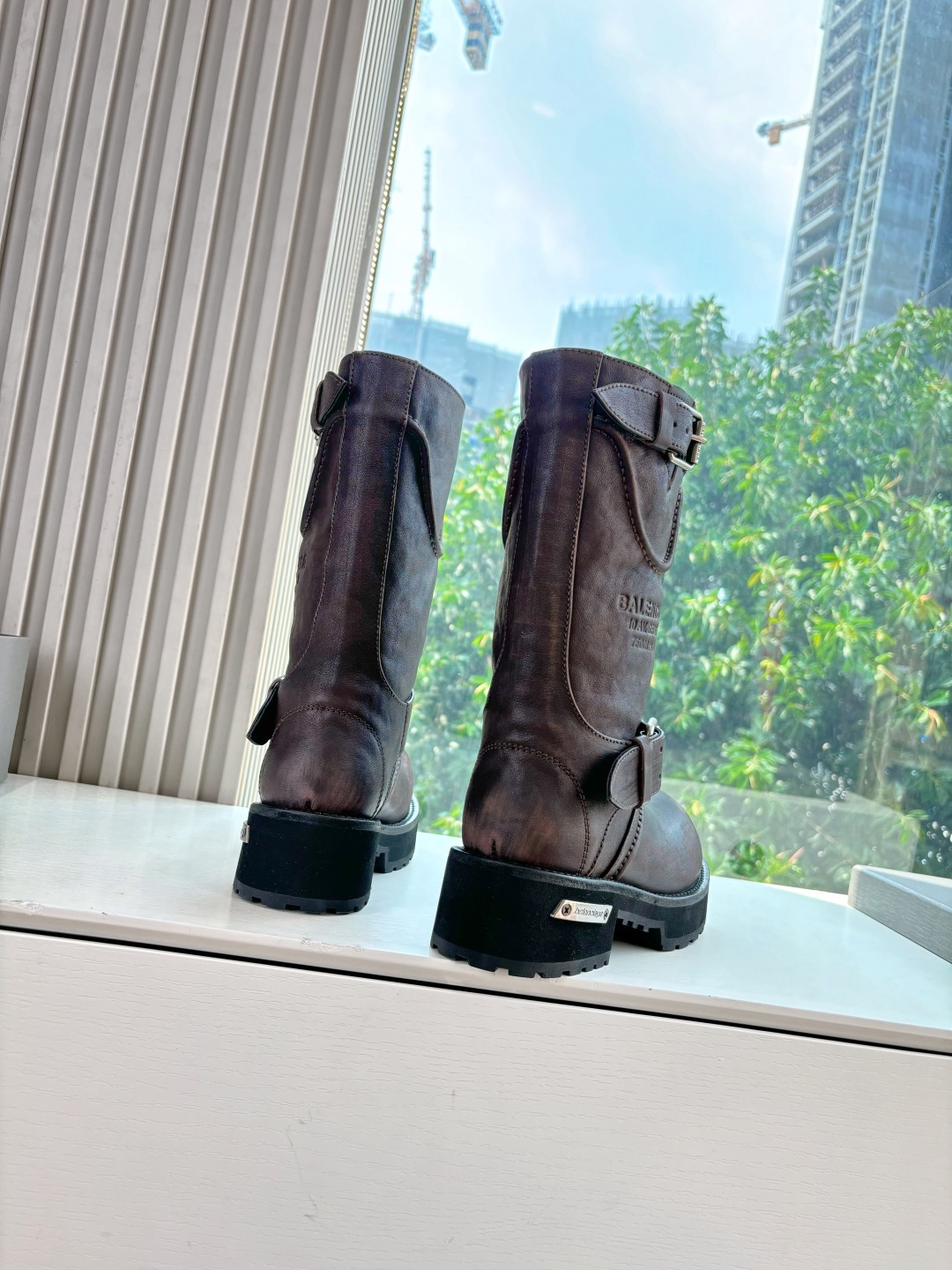 Balenciaga Male Boots Real Leather M-l