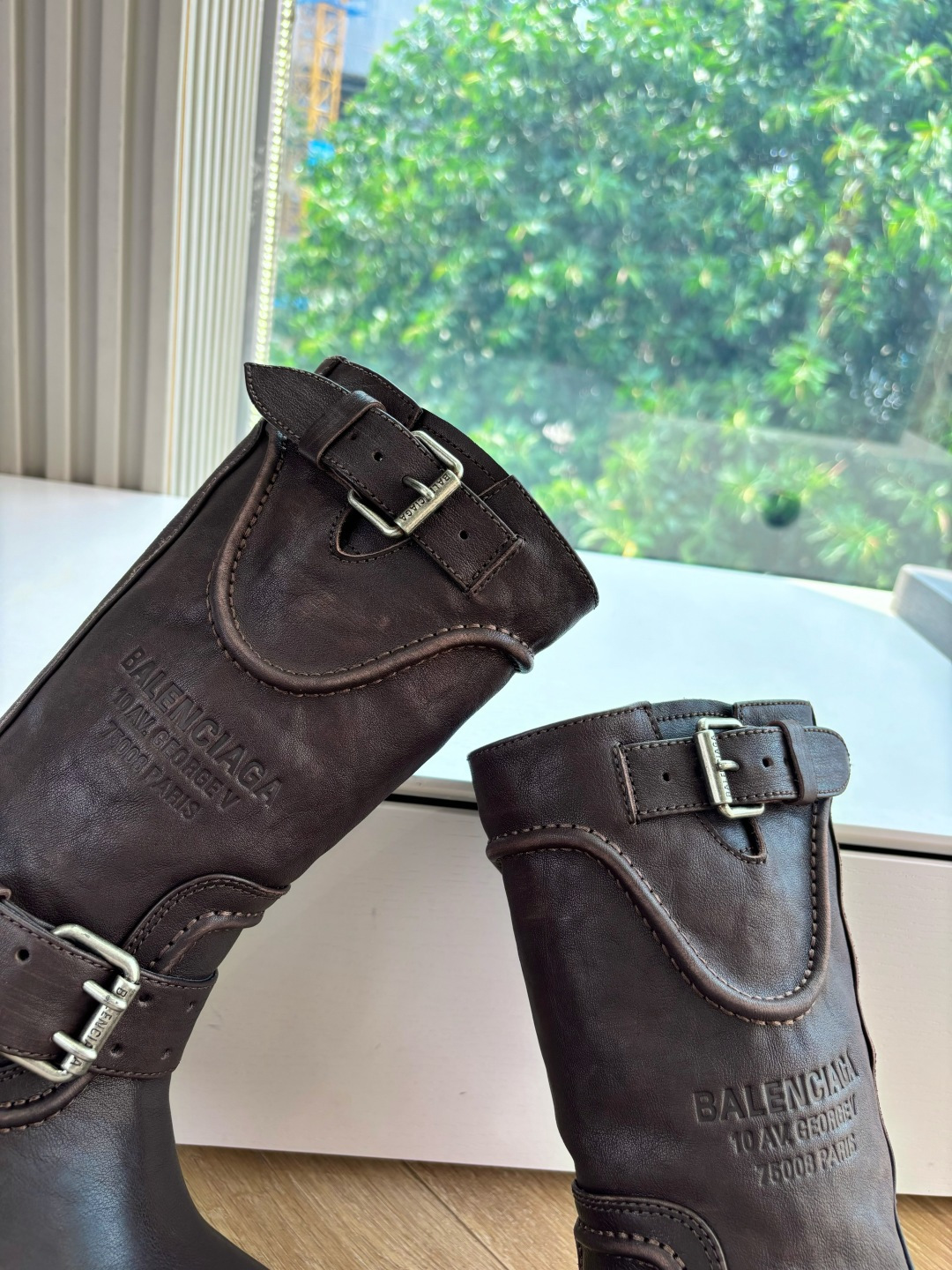 Balenciaga Male Boots Real Leather M-l