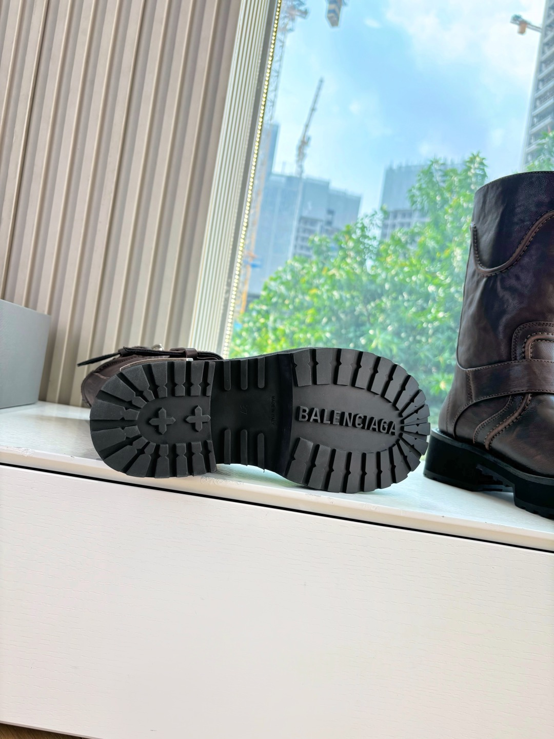 Balenciaga Male Boots Real Leather M-l