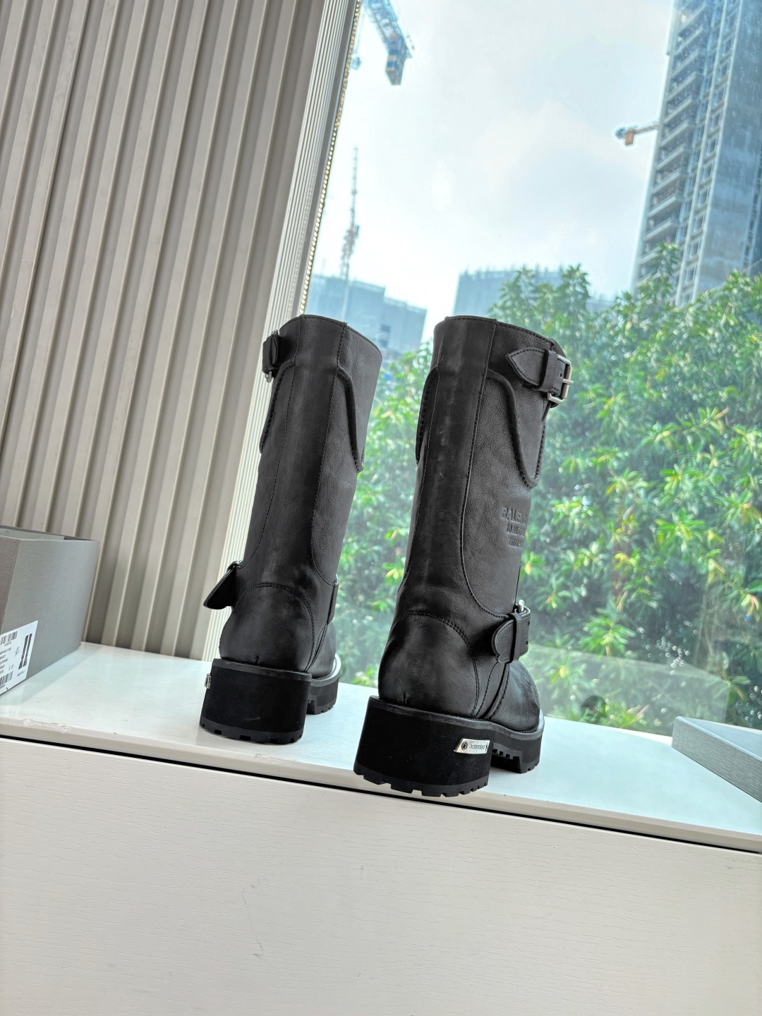 Balenciaga Male Boots Real Leather M-l