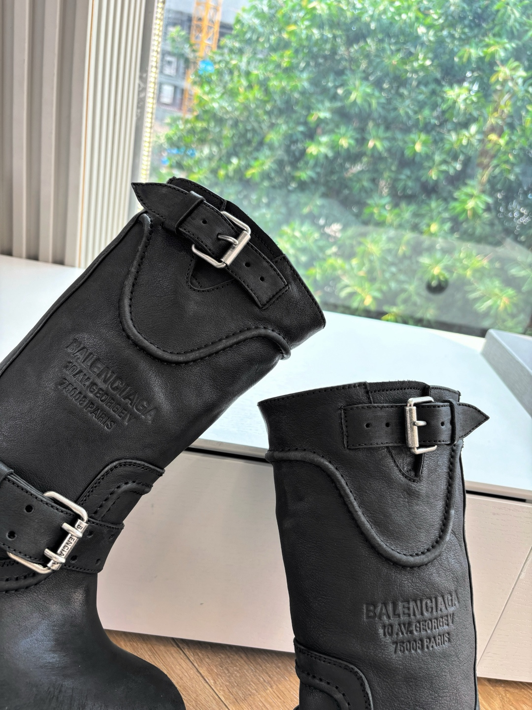 Balenciaga Male Boots Real Leather M-l