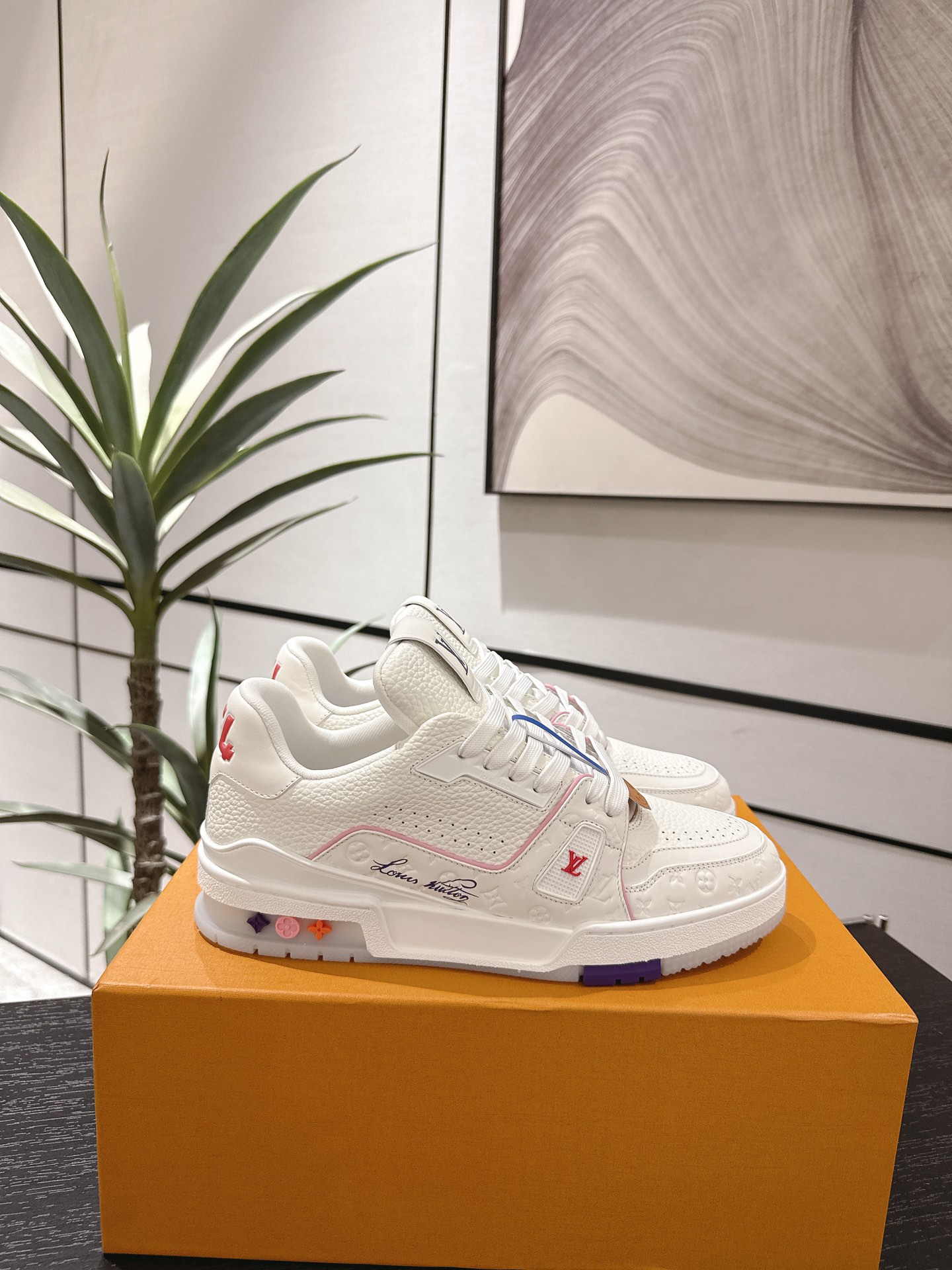 Louis Vuitton Male Board Shoes Breathable M-l-s