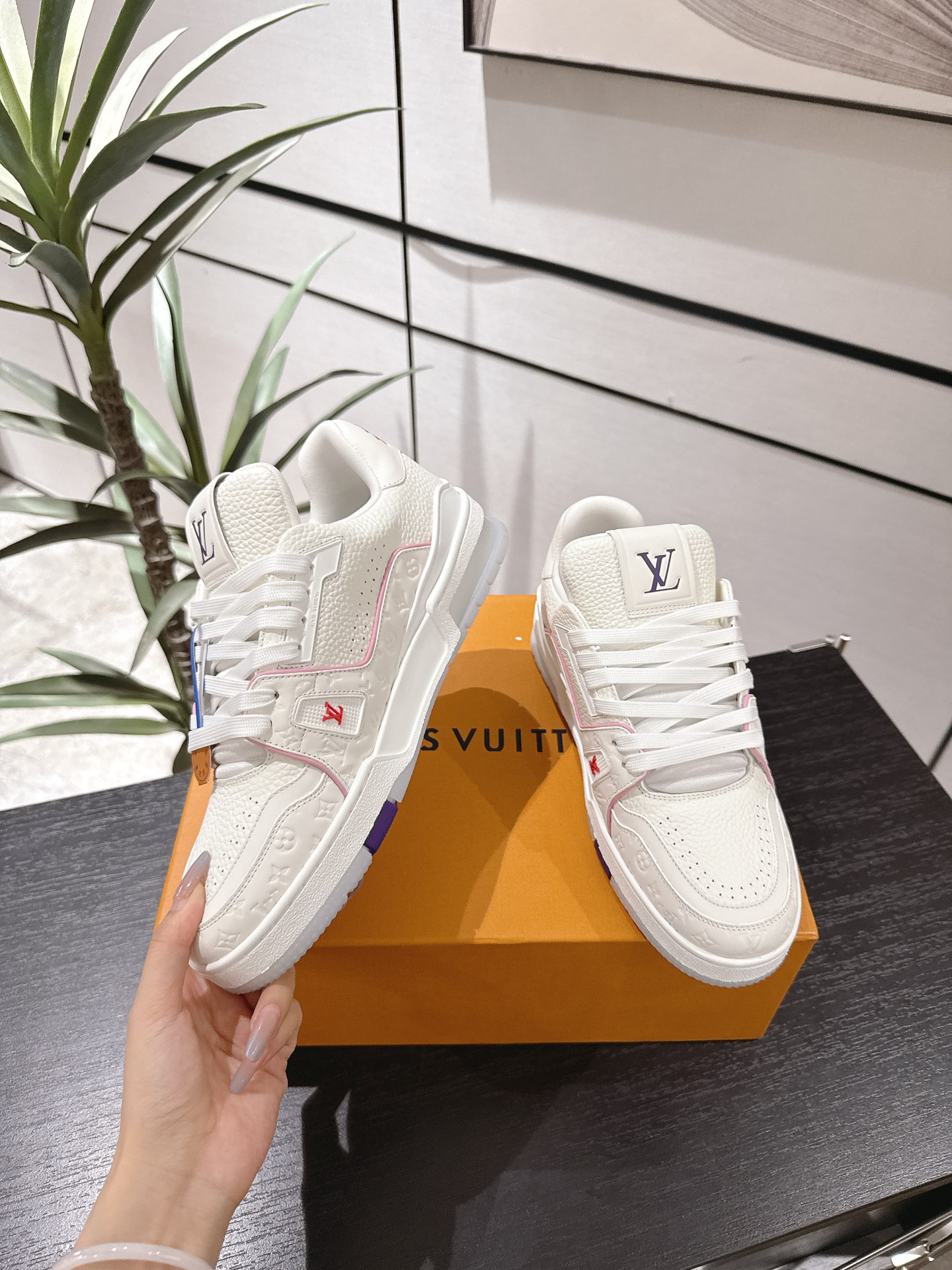 Louis Vuitton Male Board Shoes Breathable M-l-s