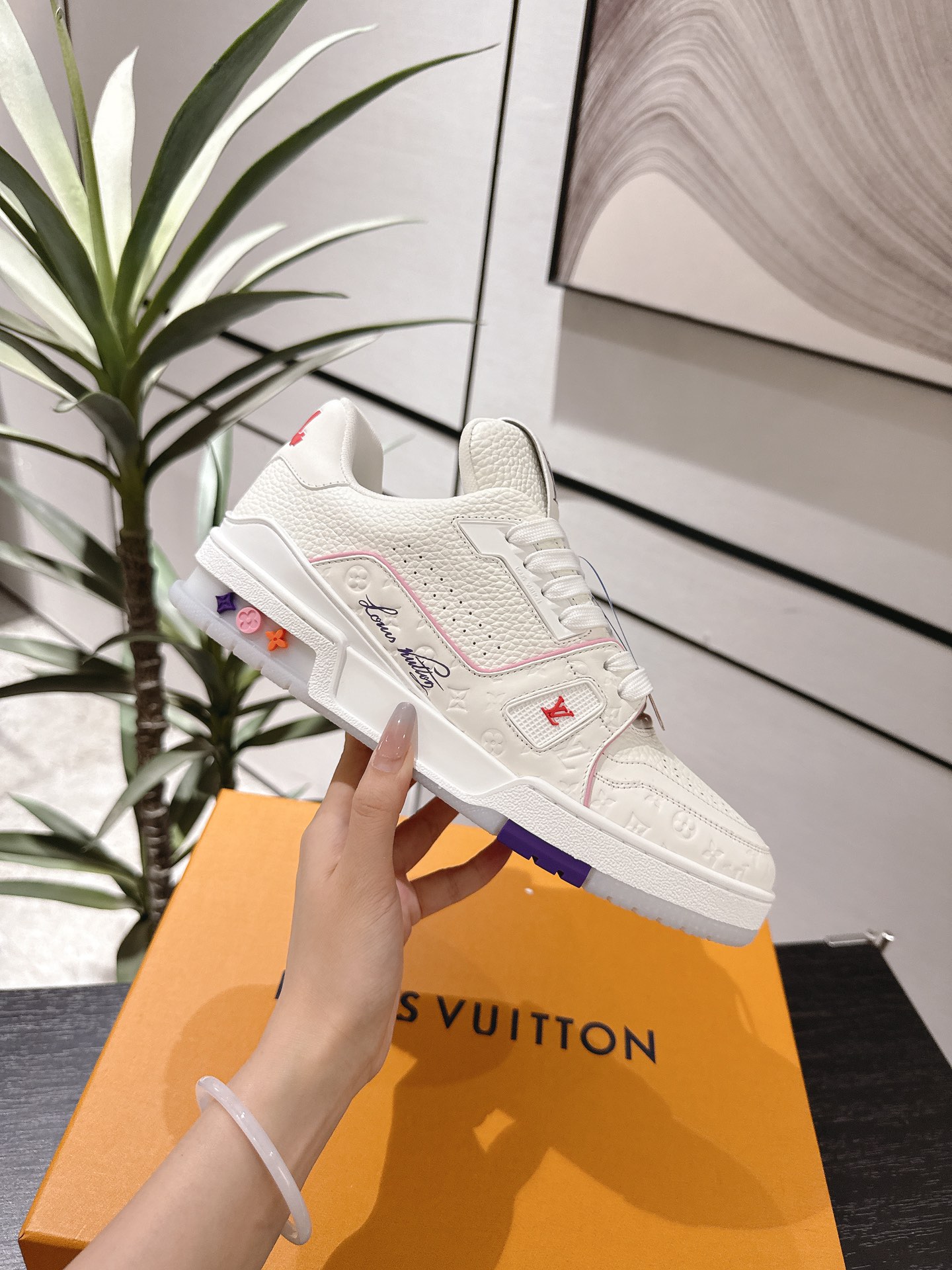 Louis Vuitton Male Board Shoes Breathable M-l-s