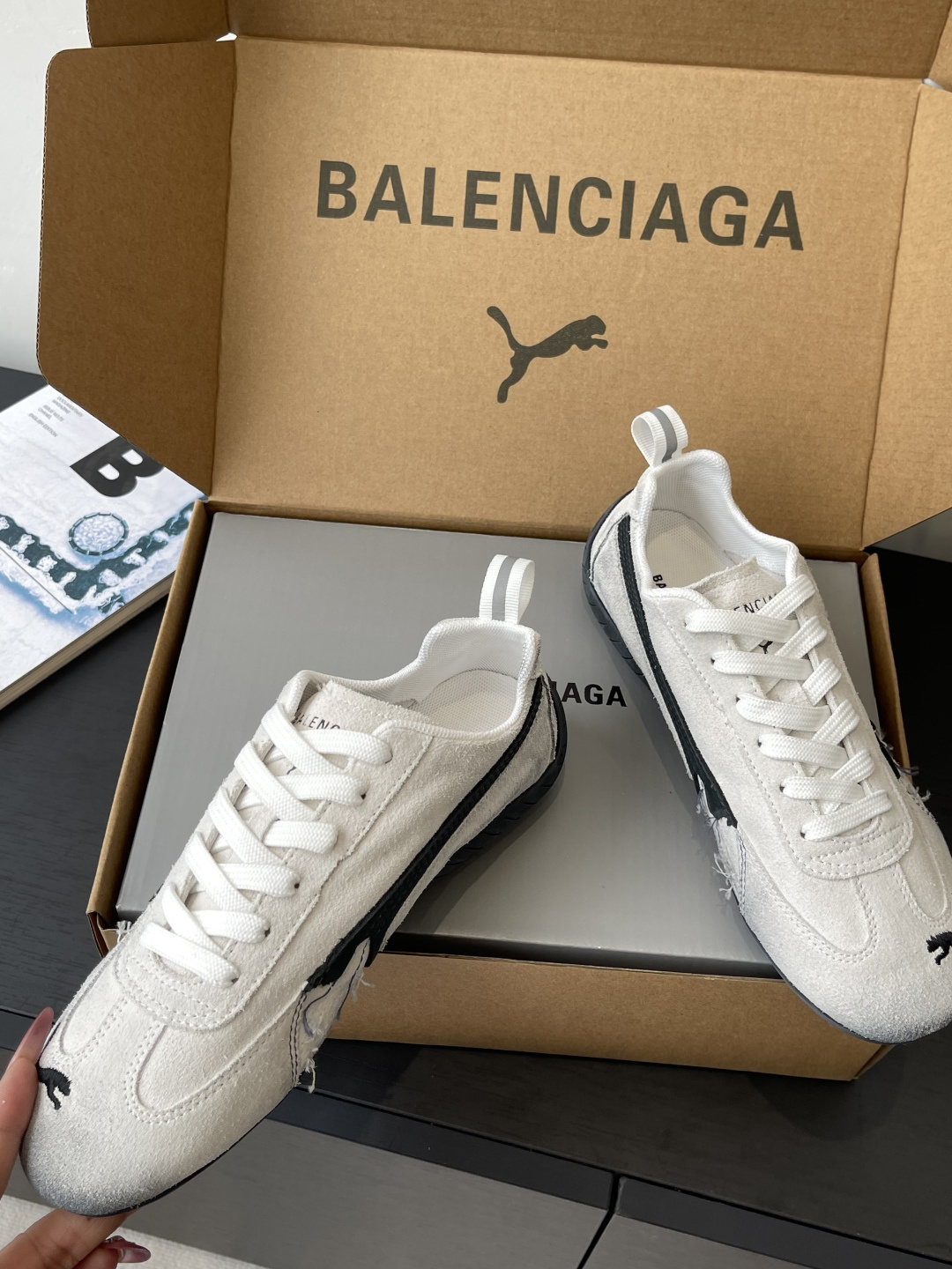 Balenciaga Puma Male Sneakers Breathable M-l-s