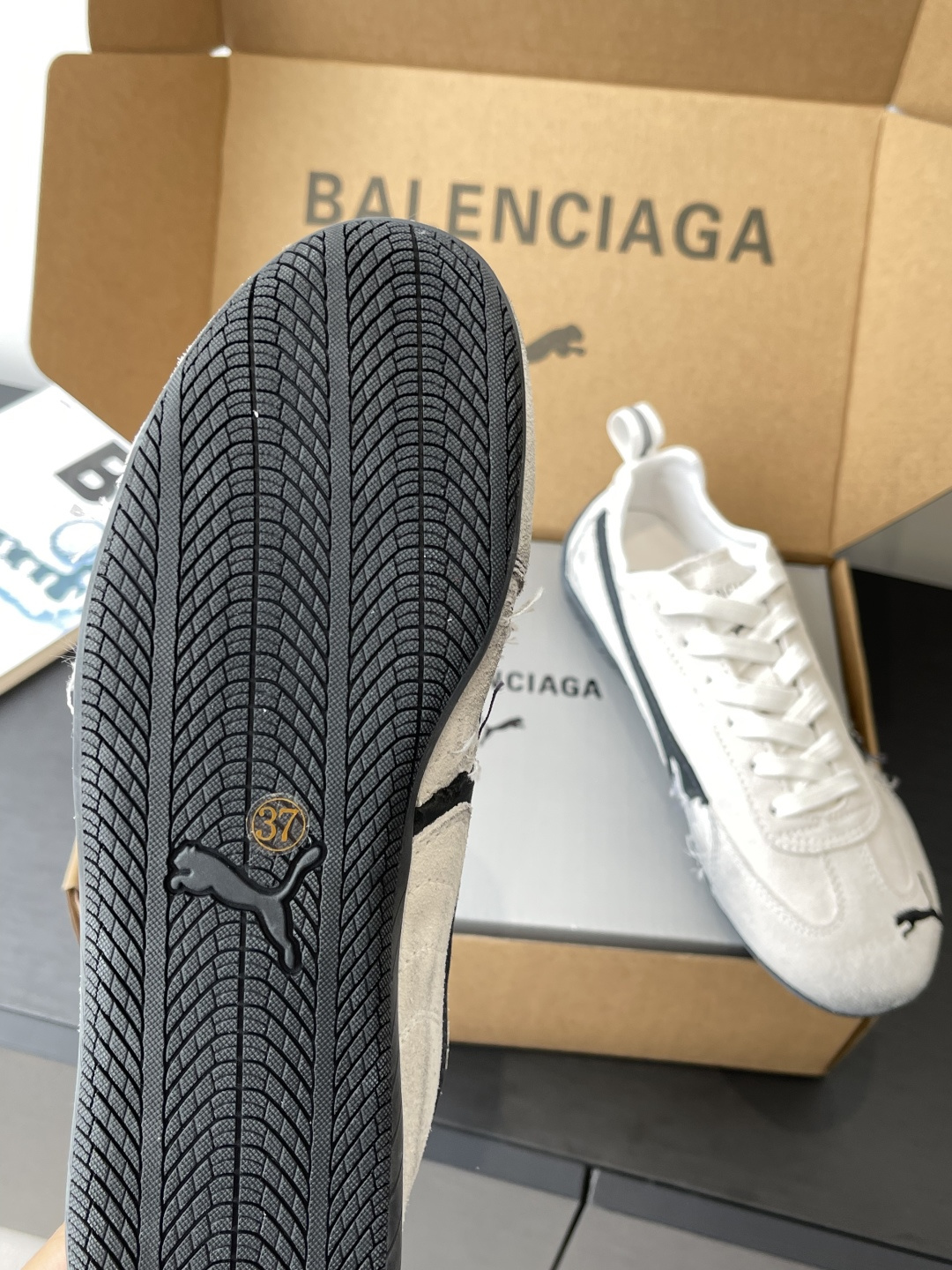 Balenciaga Puma Male Sneakers Breathable M-l-s