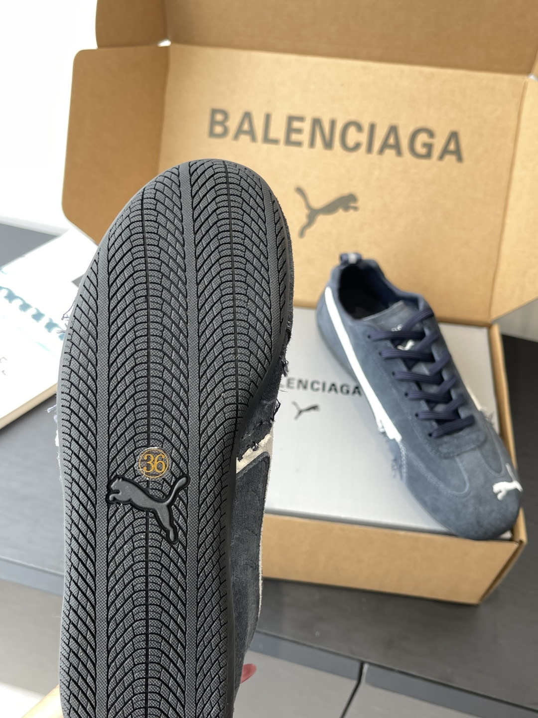 Balenciaga Puma Male Sneakers Breathable M-l-s