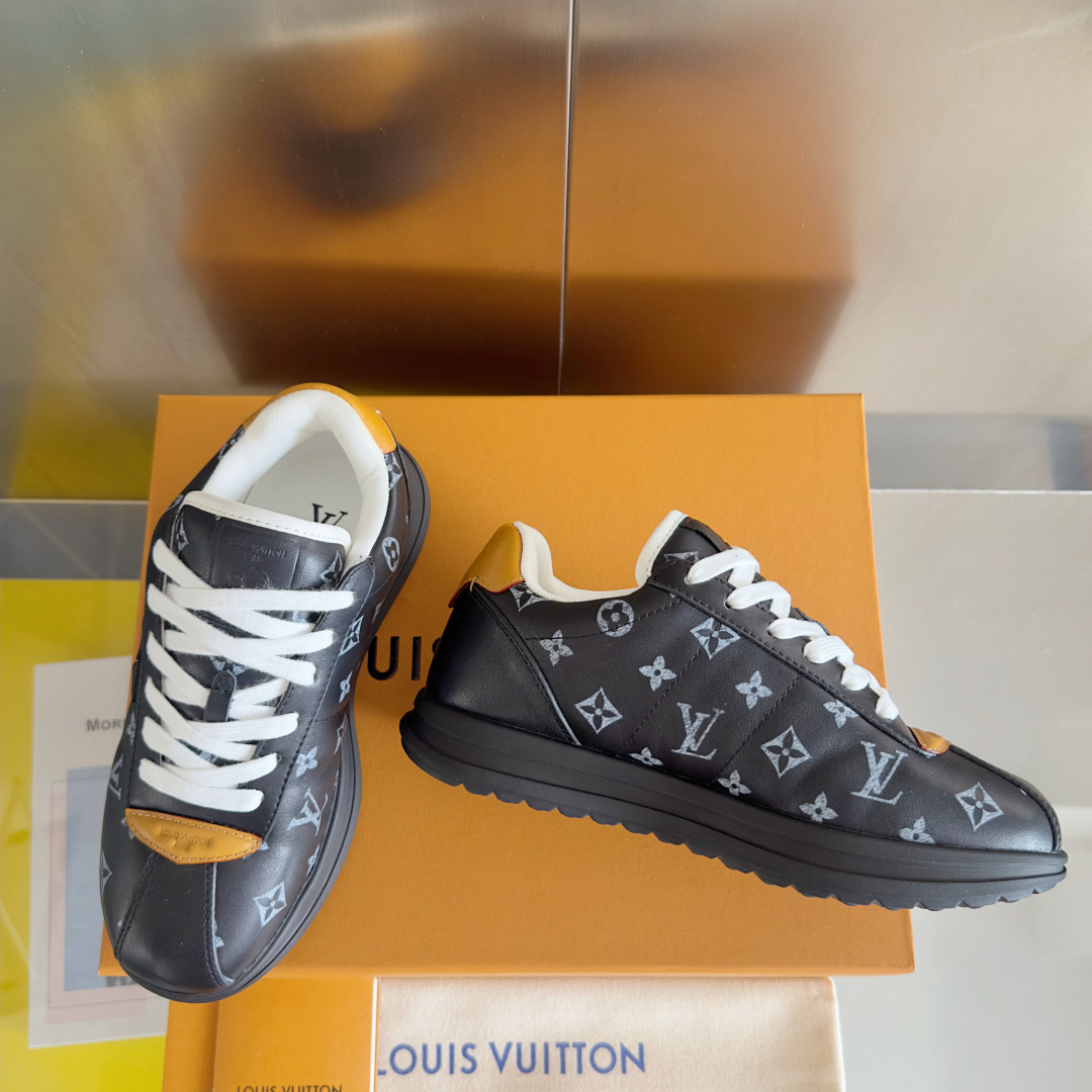 Louis Vuitton Male Sneakers Breathable M-l-s