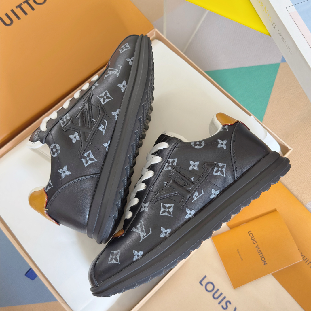 Louis Vuitton Male Sneakers Breathable M-l-s