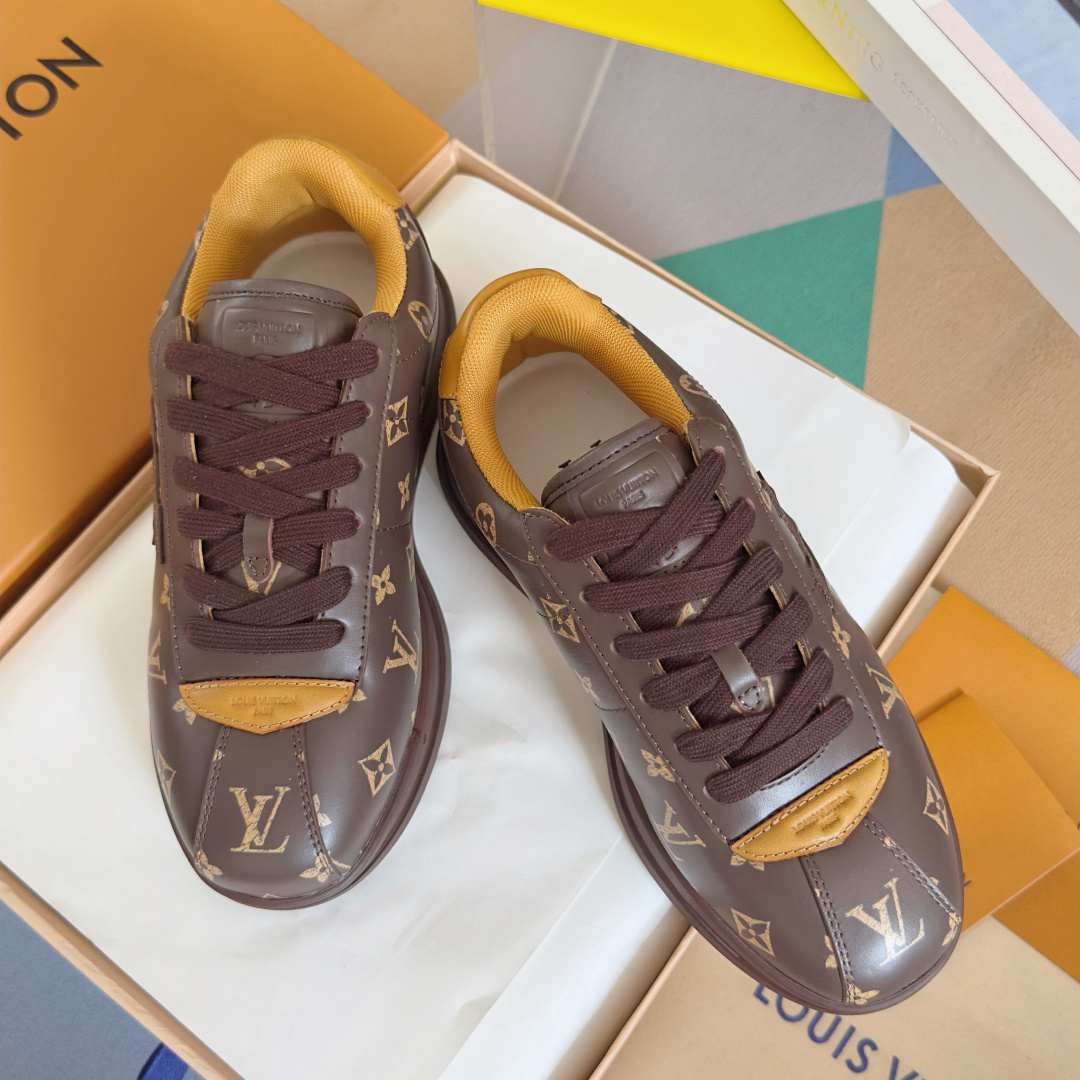 Louis Vuitton Male Sneakers Breathable M-l-s
