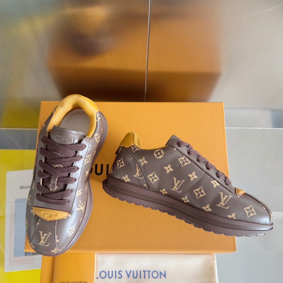 Louis Vuitton Male Sneakers Breathable M-l-s
