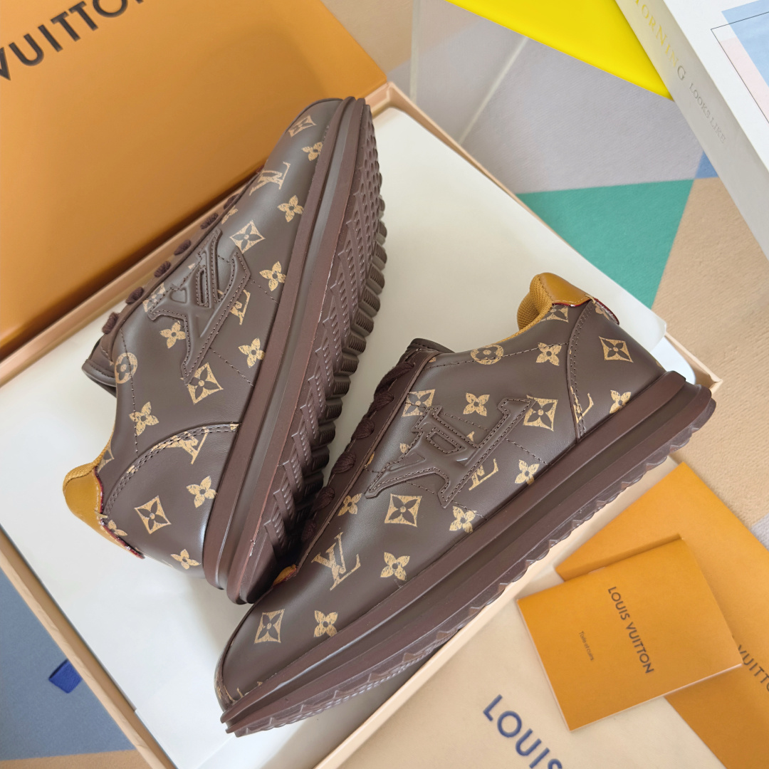 Louis Vuitton Male Sneakers Breathable M-l-s