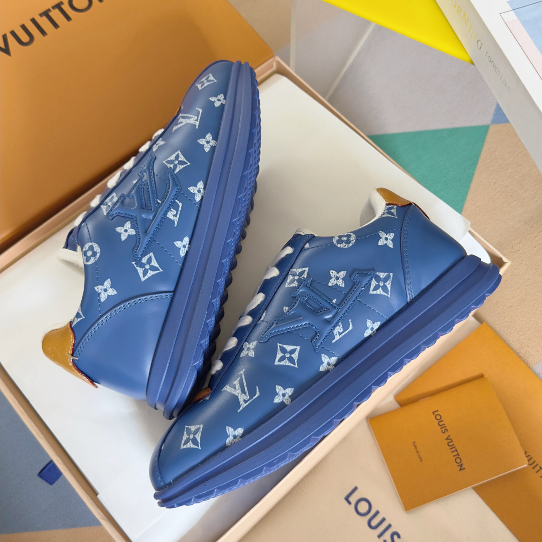 Louis Vuitton Male Sneakers Breathable M-l-s