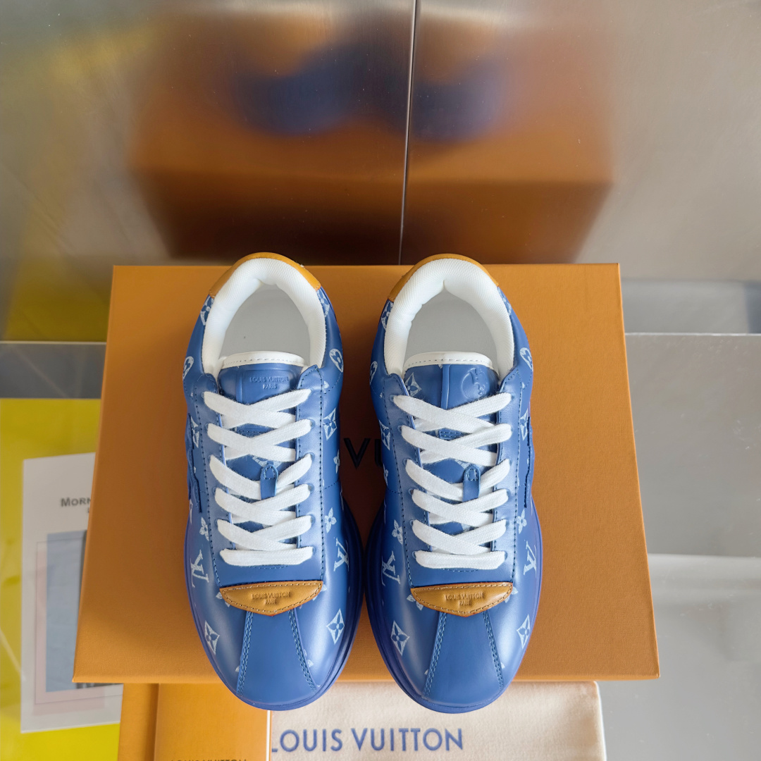 Louis Vuitton Male Sneakers Breathable M-l-s