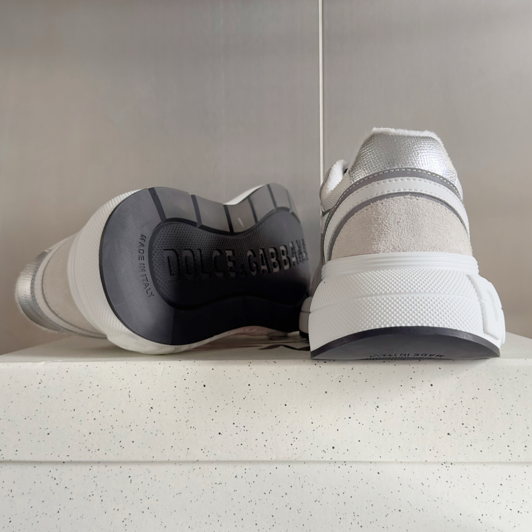 Dolce Gabbana Male Running Shoes Black Breathable M-l-s